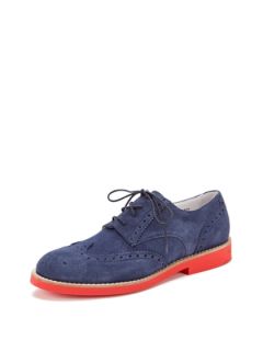 Suede Wingtip Shoes by Del Toro Shoes