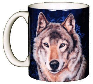 Lone Wolf 11 oz. Ceramic Coffee Mug Kitchen & Dining