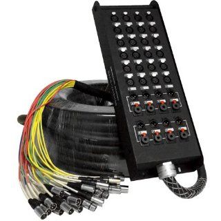 Seismic Audio   SALS 24x8x150   24 Channel 150 Foot Snake Cable (XLR & TRS) Returns   24x8x150    Color Coded, Numerically well labeled   Heavy Duty 150 feet long Musical Instruments