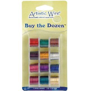 12 Color Buy The Dozen Artistic Craft Wire Tarnish Resistant 24 Gauge (12 Pack)