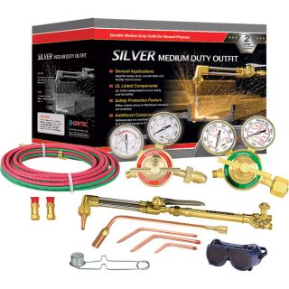 Gentec Deluxe Victor-Style Oxy-Acetylene Medium Duty Welding, Cutting and Heating Outfit — Model# 7120B  Cutting, Heating   Welding Torches
