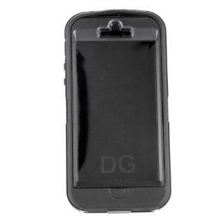 Hybrid Defender Havey Duty Case Shell Cover w/ Belt Clip Holster for Iphone 5 5s Black Cell Phones & Accessories