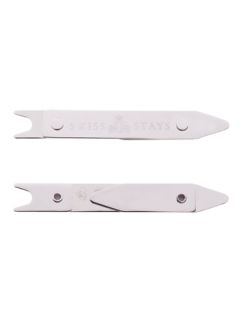 Sterling Silver Collar Stays by Swiss Stays
