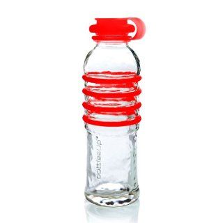 Bottles Up Glass Water Bottle   Red #BU RED  Sports Water Bottles  Sports & Outdoors