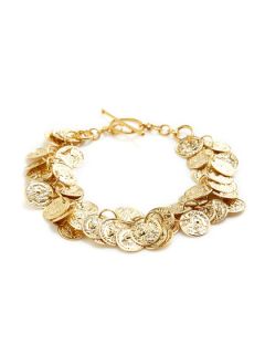 Gold Coin Bracelet by Katie Waltman