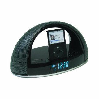 iMode Alarm Clock Radio iPod Docking Station (Black)   Players & Accessories