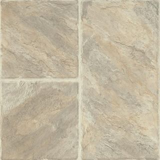 Armstrong Stones & Ceramics 15.94 in W x 3.98 ft L Castilian Block Rambla Embossed Laminate Tile and Stone Planks