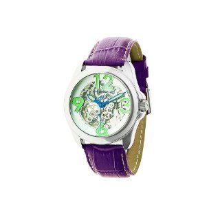 Android Women's AD498APU Concept T 40 Skeleton Automatic Purple Strap Watch at  Women's Watch store.