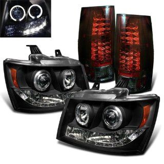 Rxmotoring 2007 2010 Chevy Tahoe Projector Headlights + Tail Light Automotive