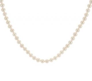 Honora Cultured Pearl 5.0mm Round Sterling Necklace 