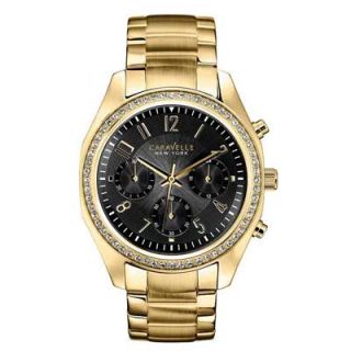 Ladies Caravelle New York™ Crystal Chronograph Watch (Model 44L116