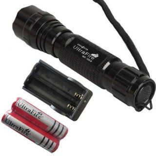 UltraFire 1000 Lumens CREE T6 WF 501B LED Flashlight Torch + 2x18650+charger  Lantern Flashlights  Patio, Lawn & Garden