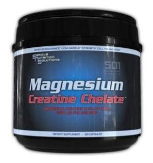 Serious Nutrition Solution Magnesium Creatine Chelate Capsules, 2250mg, 501 Count Health & Personal Care
