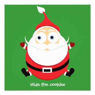 Funny Santa Christmas Card Xmas Card Announcements