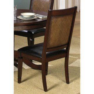 Kingston Isle Side Chair   Kitchen Chairs With Faux Leather
