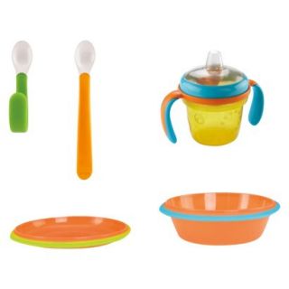 Fisher Price 4mo+ Feeding Set with Sippy Cup, He
