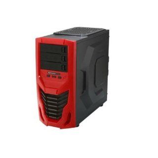 Raidmax Cobra ATX Mid Tower Case ATX 502WRR (Black with Red) Computers & Accessories