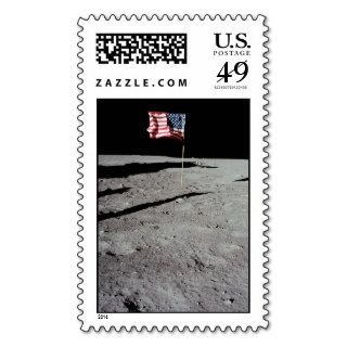 Flag on Moon, Apollo 11, NASA Stamp