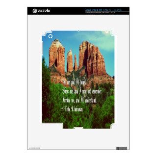 Native American Proverb Decals For iPad 3