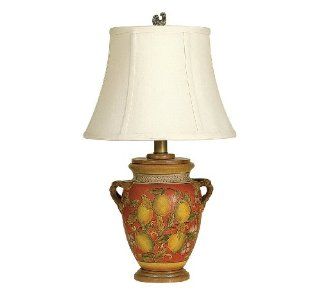 Mario Lamps 07T503 Tuscany TwoHandled Urn Table Lamp, Yellow,    