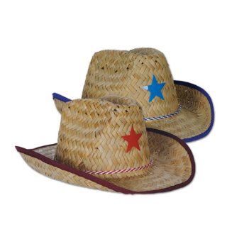 Beistle 96 Pack Child Cowboy Hats with Star and Chin Strap Kitchen & Dining