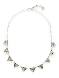 Bali Silver Pyramid Necklace by Anna Beck Jewelry