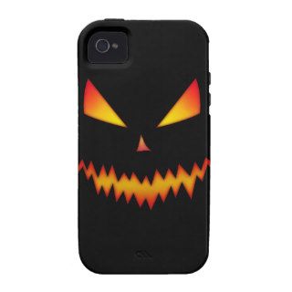 Cool and scary Jack O'Lantern face Halloween Vibe iPhone 4 Case
