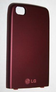 LG Sentio GS505 Garnet Red Door Back Cover Cell Phones & Accessories