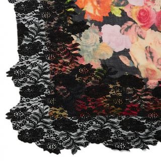 Clever Carriage Company English Garden Scarf with Lace