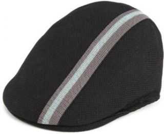 Kangol Polo Stripe 507 Cap  Black, Small at  Mens Clothing store