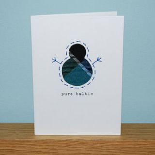 'pure baltic' scottish christmas card by hiya pal