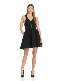 Rebecca Minkoff Women's Royce Halter Fit and Flare Doubleface Dress