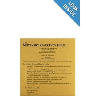 Newberry Reference Bible Thomas Newberry 9780825432996 Books