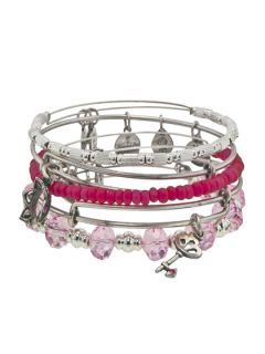 Set Of 5 Queens Key Bangles by Alex & Ani