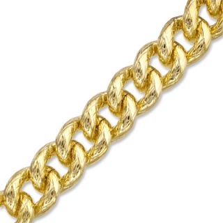 Elegance DItalia™ 20mm Textured Curb Link Bracelet in Bronze with