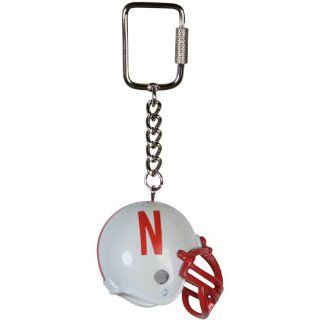 NCAA Nebraska Cornhuskers Lil' Brat Football Helmet Keychain   Ornament Hanging Stands