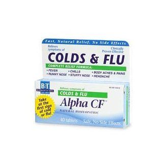 Boericke & Tafel   Alpha Cf Cold & Flu, 40 tablets Health & Personal Care