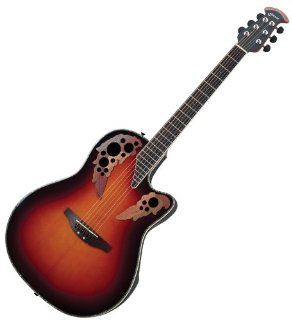 Ovation Celebrity Cc49s Va Amber Deep Contour Acoustic Electric Guitar Musical Instruments