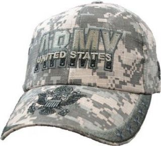 US Army Presidential Seal/ Stars 3d Embroidery Hat   Camoflage Buckle Closure Cap Clothing