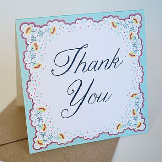 spring petals thank you card pack by lucy says i do