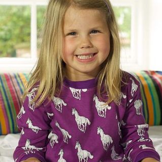 organic coco the horse print pyjamas by ava and luc