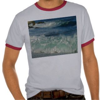 Waves Beaches Ocean Foam T Shirts