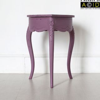 heart shaped side table with lifting lid by out there interiors