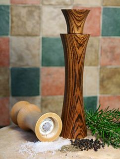 handmade wooden pepper grinder by james harvey furniture