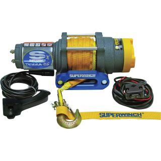 Superwinch 12 Volt ATV Electric Winch — 2500-Lb. Capacity, Synthetic Rope  ATV Winches