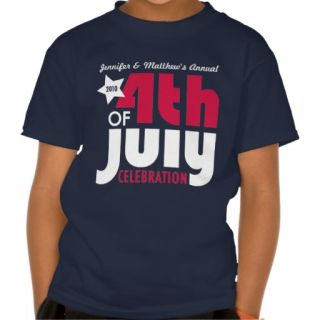Personalized 2010 Fourth of July T Shirt