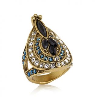 Heidi Daus "Maleficent" Crystal Pointed Ring