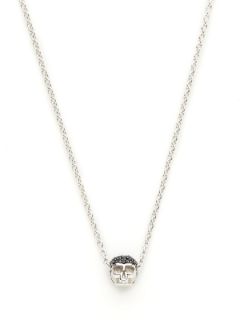 Bejewelled Charm Offensive Skull Pendant Necklace by Tom Binns