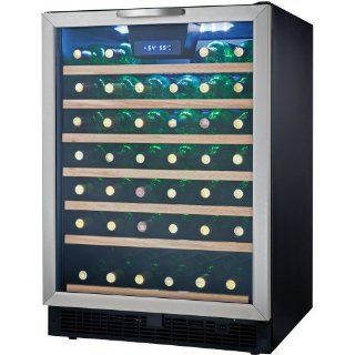 Danby DWC508BLS 50 Bottle Designer Wine Cooler   Black/Stainless Appliances