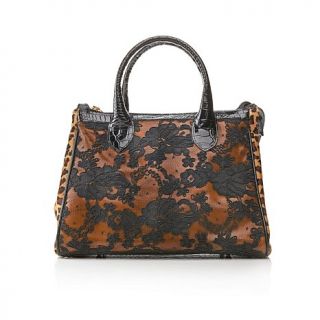 French Lace and Haircalf Satchel